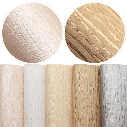 Opulent Pearl Striped Faux Leather for Luxurious DIY Creations