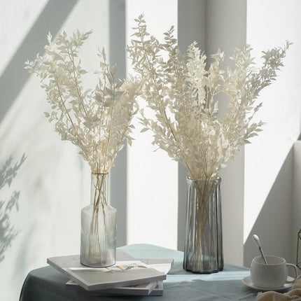 Elegant Dried Ruscus Leaf Ensemble: Perfect for Celebrations & Home Decoration