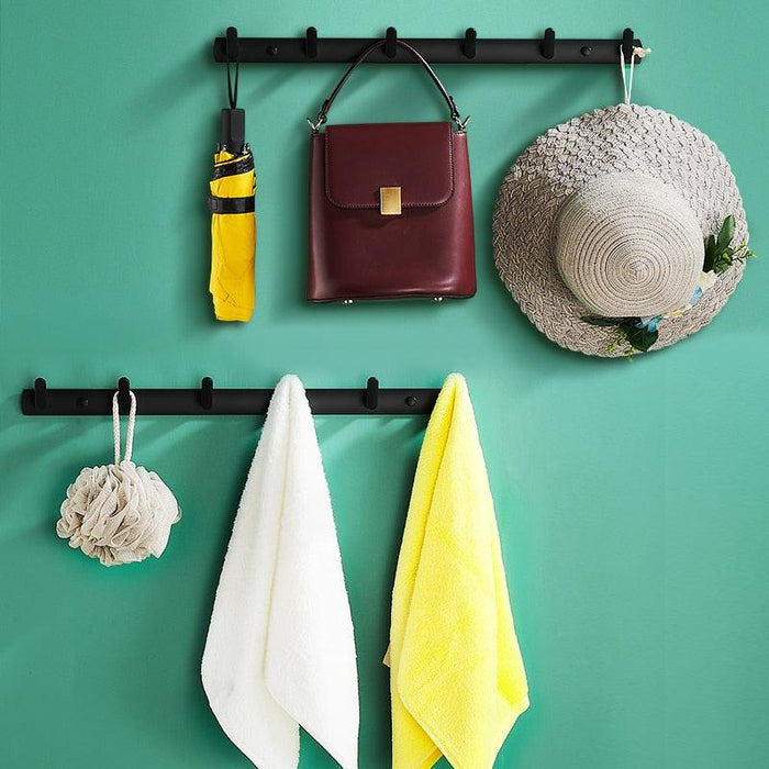 Space-Saving Aluminum Hook Organizer: Efficient and Stylish Storage for Any Room