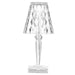 Luxury Diamond Accent Table Lamp with LED Night Light