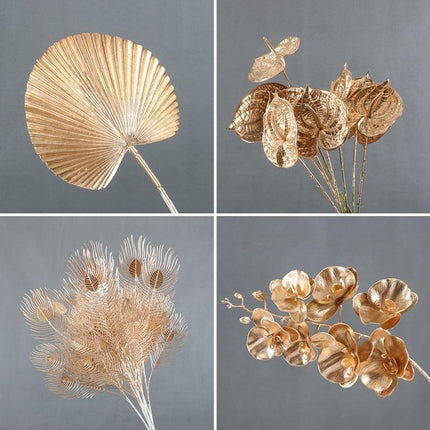 Elegant Golden Maple Leaf Home Decor Accent - Stunning Decorative Piece