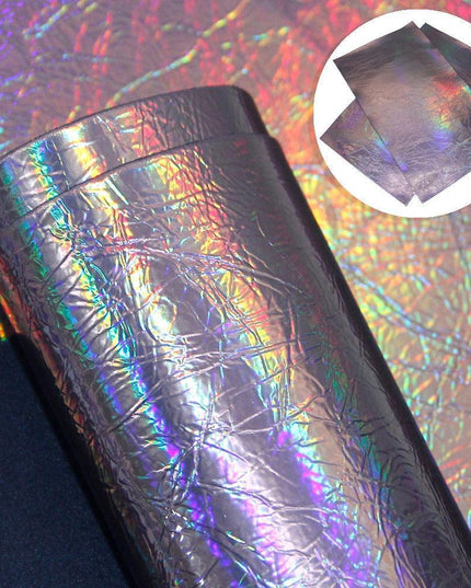 Glistening Creativity: Transform Your Projects with Burst Crack Faux Leather Sheets