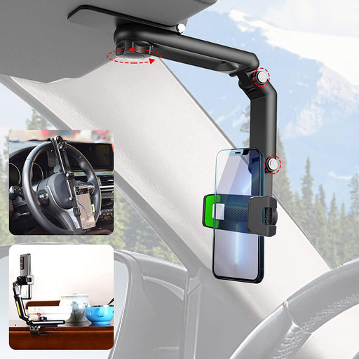 Car Phone Holder with Advanced 1080° Rotation Technology