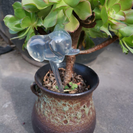 Whimsical Animal-Themed Automatic Watering System for Lush Gardens - Elevate Your Plant Care with Fun and Functionality