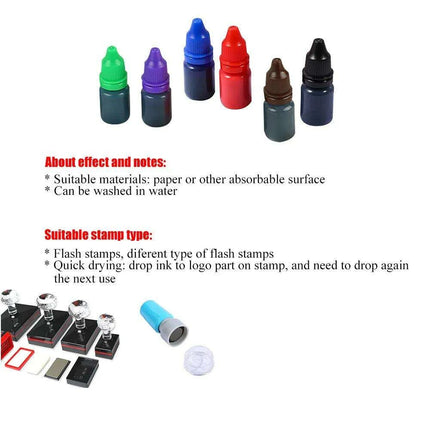 Dynamic Colorful Stamping Ink Collection for Artistic Expression