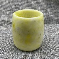 Real Jade Tea Cup Kung Fu Teaset Genuine Natural Chinese Lantian Jades Stone Hand-carved Health Cups Gongfu Teaware Gifts