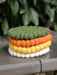 Elegant Round Wool Felt Coasters - Stylish Surface Protection Set