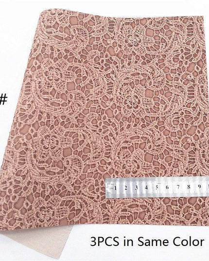 Sparkling Rose Gold Glitter Leather Crafting Sheet - Transform Your DIY Projects with Elegance