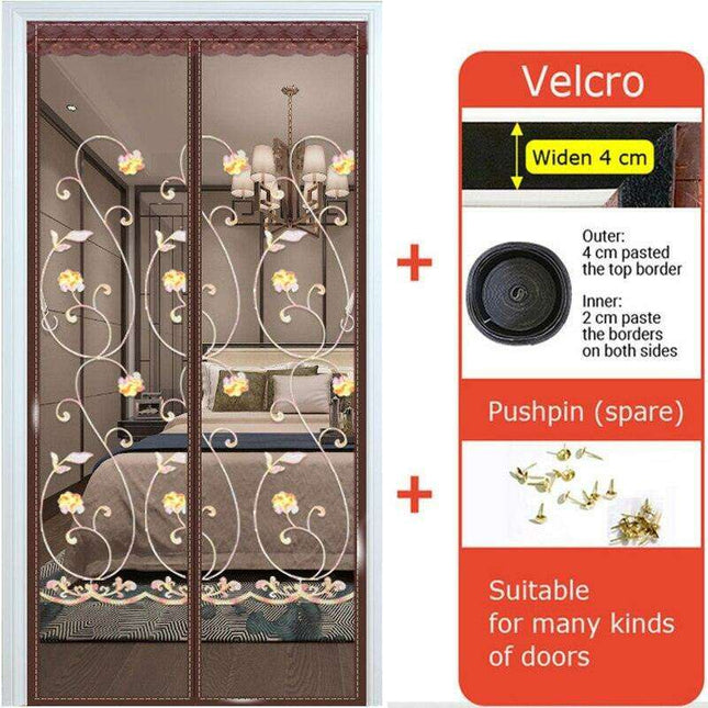Magnetic Insect Defense Mesh Door for Ultimate Home Comfort