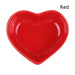 6-Piece Heart-Shaped Ceramic Sauce Dishes Bundle - Romantic Dining Set