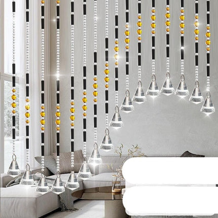 Luxurious Crystal Bead Room Divider for Stylish Home Interiors