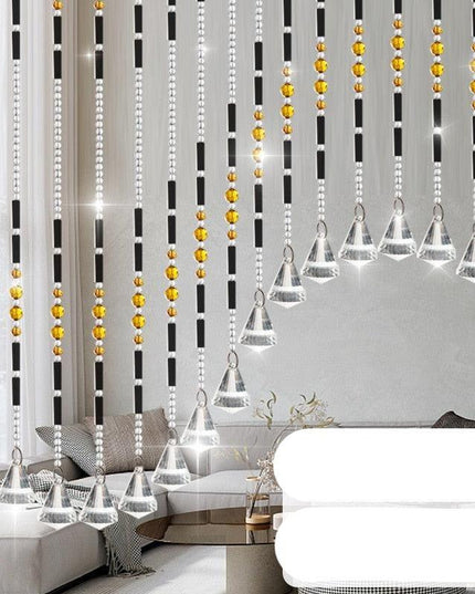 Luxurious Crystal Bead Room Divider for Stylish Home Interiors