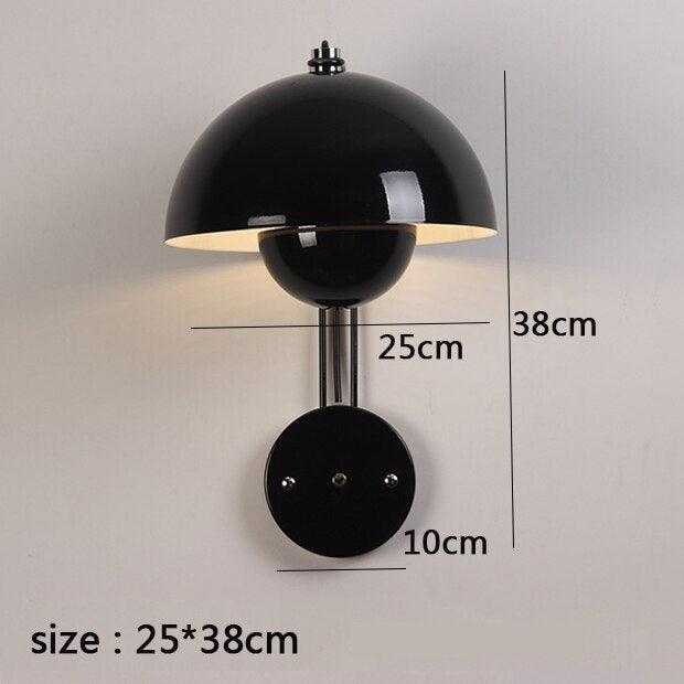 LED Wall Lamp Nordic Color Bedside Reading Lamps with Switch