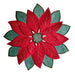 Festive Christmas Poinsettia Satin Placemat - Upgrade Your Dining Experience