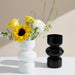 Nordic Glass Vase: Sophisticated Home Decor Accent with Timeless Elegance