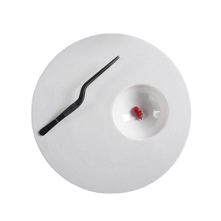 Sophisticated Ceramic Plate Set for an Elevated Steak Dining Experience