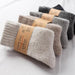 Elegant Men's Winter Wool-Rabbit Socks - Cozy Warmth and Style