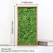 Eternal Blooms Greenery Wall Art Kit with Moss and DIY Grass - 200g