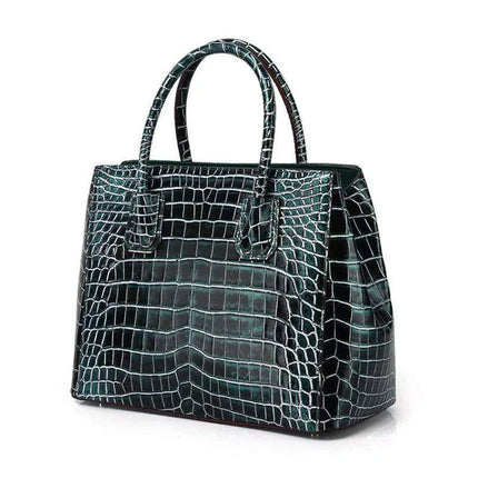 Exquisite Alligator Pattern Leather Tote for Elegant Women