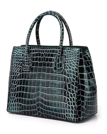 Exquisite Alligator Pattern Leather Tote for Elegant Women