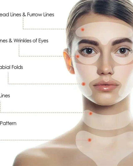 Silicone Anti-Wrinkle Facial Patches - Complete Rejuvenation System