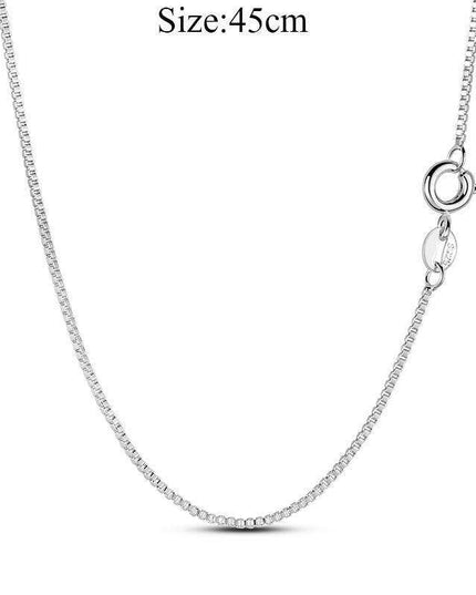 Elegant Customizable 925 Silver O Pendant Necklace for Women - Essential Minimalist Accessory