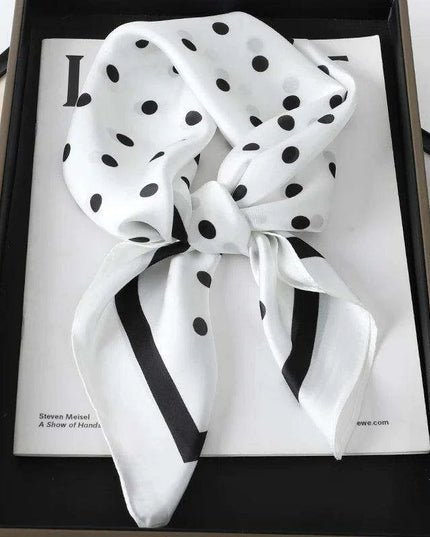 Elegant Leopard Print Silk Scarf - Premium Women's Fashion Accessory