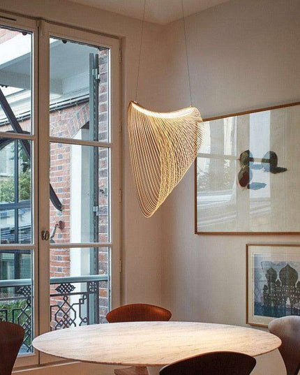 Nordic Inspired Wooden LED Pendant Lights: Illuminate Your Space with Modern Elegance