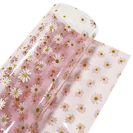Floral Elegance PVC Craft Film for Creative Home Decor and DIY Projects