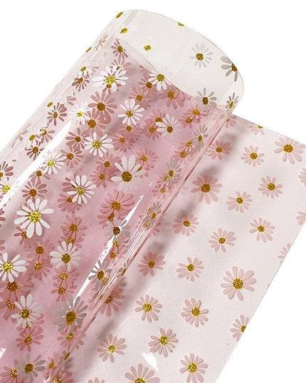 Floral Elegance PVC Craft Film for Creative Home Decor and DIY Projects