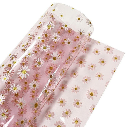 Colorful Flower-Patterned PVC/TPU Film for Creative DIY Crafting