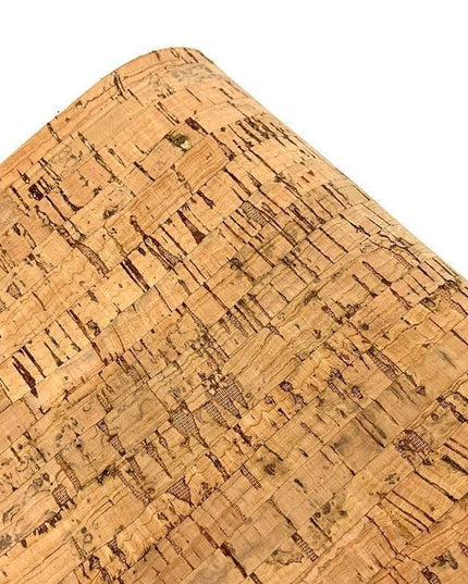 Transform Your Designs with Elegant Wood Grain Cork Leather