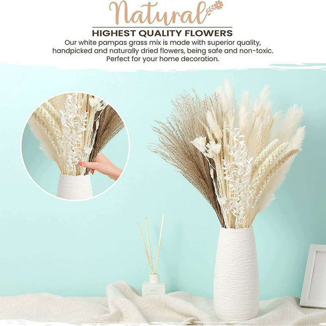 Elegant 85-Piece Pampas Grass Floral DIY Decoration Kit
