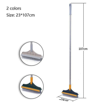 Versatile Triangular Cleaning Brush with 120° Rotating Head for Effortless Corner Cleaning