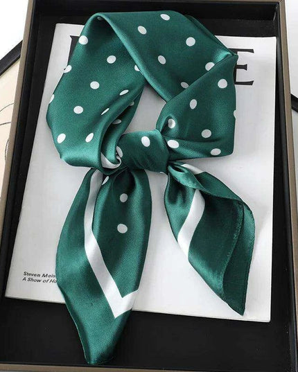 Elegant Leopard Print Silk Scarf - Premium Women's Fashion Accessory