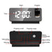 Ceiling Projector LED Digital Alarm Clock with 180° Rotation for Bedroom or Office