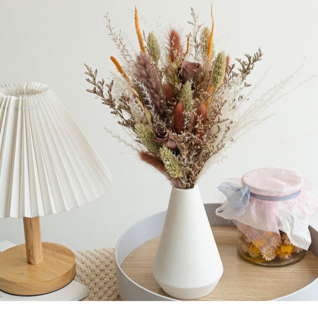 Charming Floral Bunny Tail Decor Ensemble