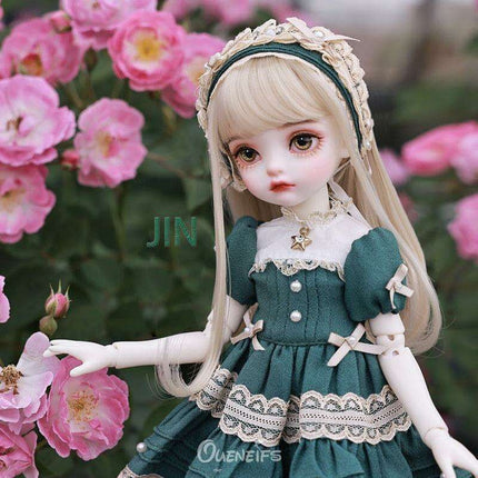 Enchanting Customizable Jin Young Doll in Stylish Lolita Attire