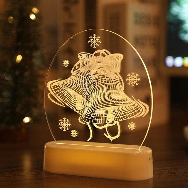 Enchanting 3D Illusion LED Night Light - Illuminate Your Space with Wonder