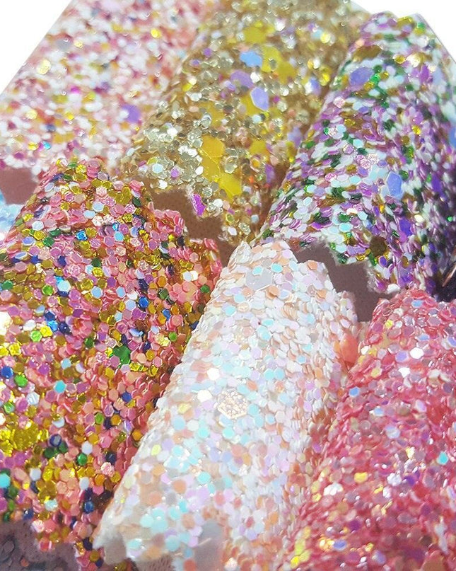 Sparkling Chunky Glitter Fabric Roll - Create a Crafting Fantasy