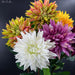 Luxe Realistic Dahlia Silk Flower Arrangement: Timeless Elegance for Any Space