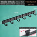 Space-Saving Aluminum Hook Organizer: Efficient and Stylish Storage for Any Room
