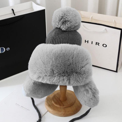 Elegant Winter Earflap Beanies for Women