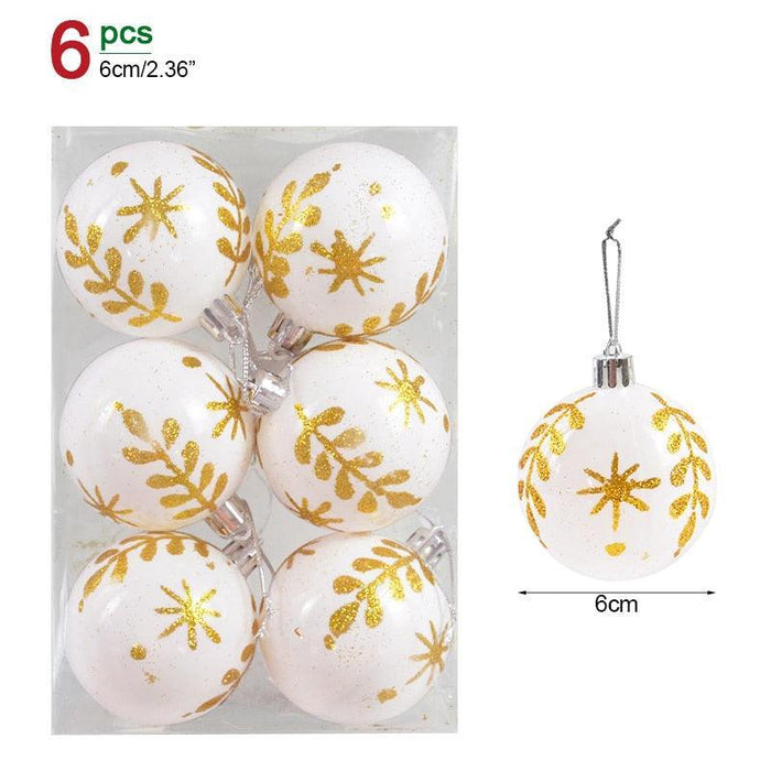 Festive Glittering Holiday Bauble Set