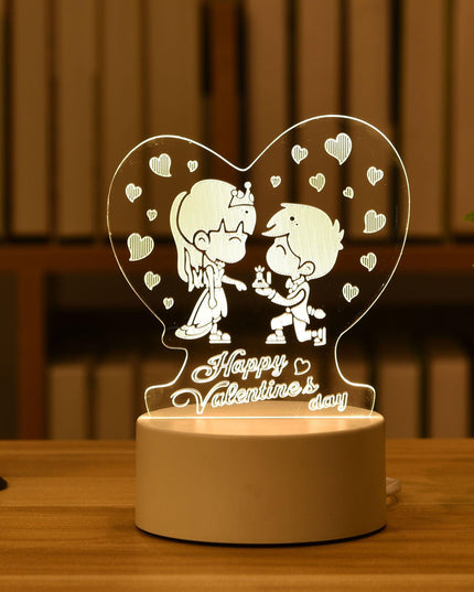 Enchanting 3D Illusion LED Night Light - Illuminate Your Space with Wonder