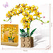 Blue Orchid Blooming Building Set for Romantic Home Decor