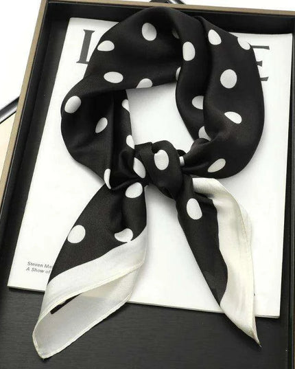 Elegant Leopard Print Silk Scarf - Premium Women's Fashion Accessory