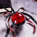 Eternal Charm - Glass Dome Set with Preserved Rose, Dried Flowers, and LED Lights