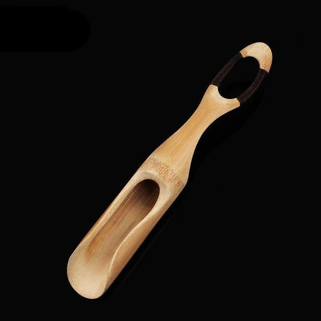 Chic Vintage Stainless Steel Tea Spoon Collection with Elegant Wood Highlights - Ideal for Tea Connoisseurs