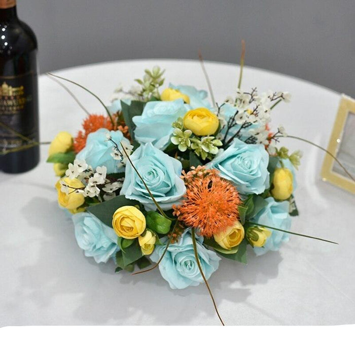 Circular Floral Table Decor for Events